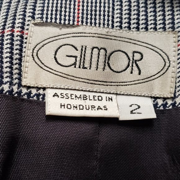 Size 2 Plaid pattern Business Suit Jacket with complimentary matching skirt. - Picture 5 of 10